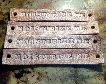 Moisturize Me Fandom Inspired Tie Up Leather ID Bracelet