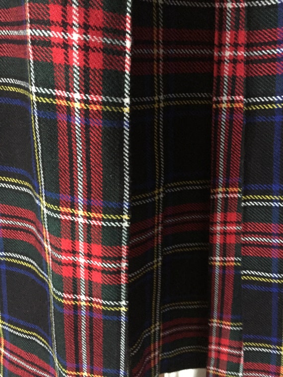 Gor-Ray Authentic Vintage Tartan Wool Skirt sz 10 - image 2