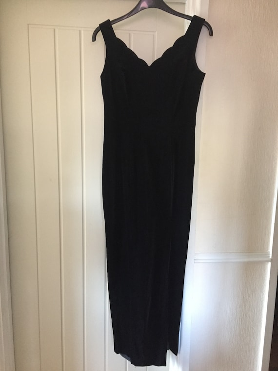 Laura Ashley Authentic Vintage Maxi Length Black V