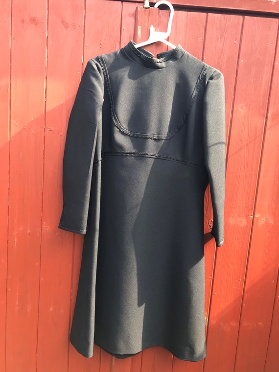 Peggy French Authentic Vintage Black Mod 60s Dress Sz 10/12 - Etsy