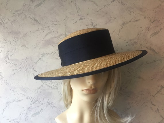Laura Ashley Authentic VIntage Straw Regatta/Boate