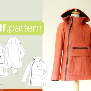 PDF sewing pattern for women Walking jacket -Momiji- (size 32-52)