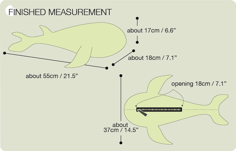 Waffle Patterns pdf digital sewing patterns / Walvis, whale, Accessory bag, novelty bag, animal shaped bag, plushie bag