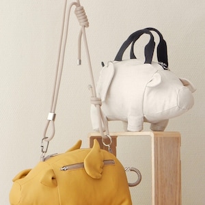 Waffle Patterns pdf sewing patterns / Biggetje, Piggy bank, Novelty bag, Accessory bag, statement bag, animal shaped bag, plushie bag, digital download