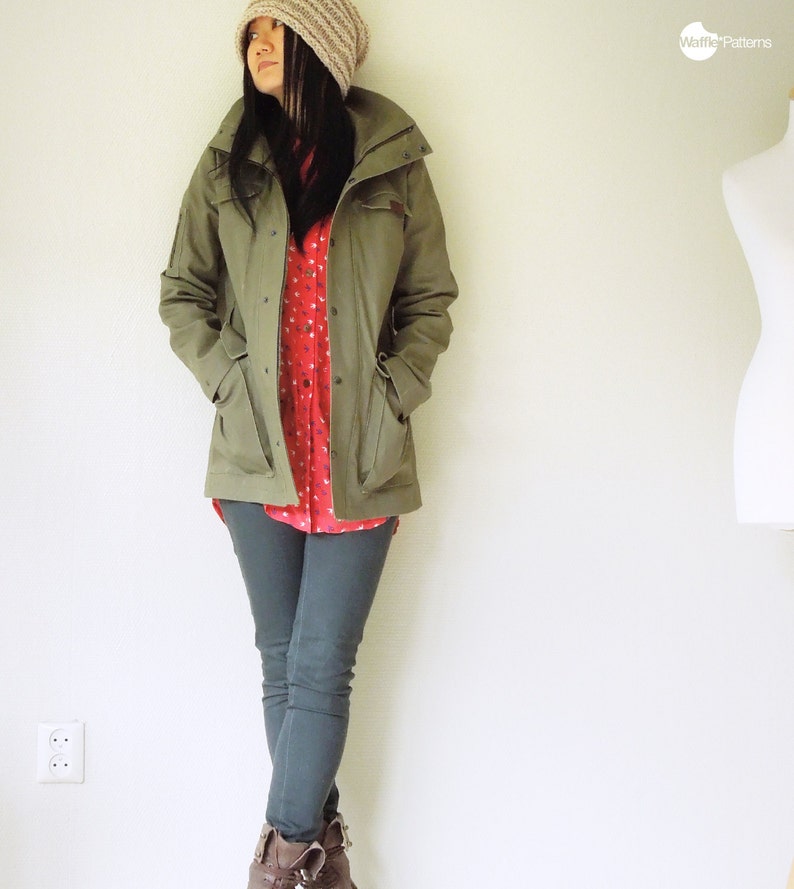 PDF Sewing Pattern Women Utility Jacket tosti size 3448 Etsy