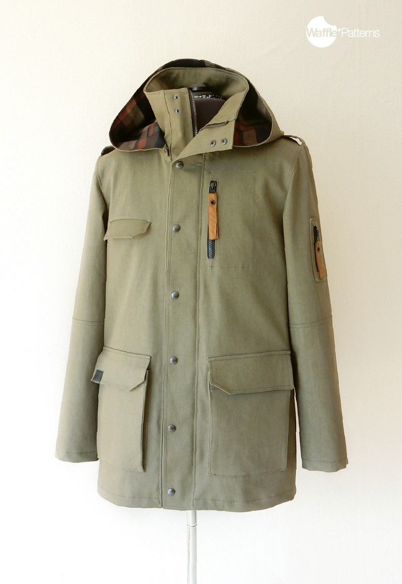 PDF Sewing Pattern Utility Jacket tosti for Men size 4458 Etsy