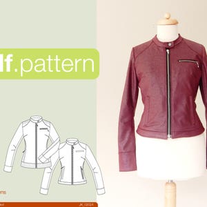 PDF sewing pattern Women Moto jacket  -Kaneel- (size 34-48)
