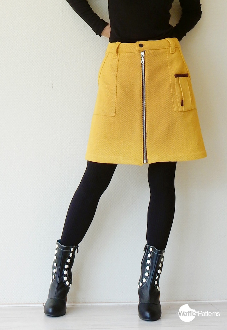 PDF Sewing Pattern for Women Cargo Skirt anzu size 3252 Etsy