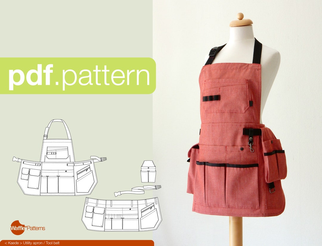 Free Sewing Pattern: Tool apron for sewists and crafters – Sewing