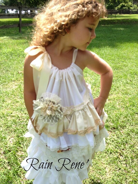 Items similar to BOHO// Flower Girl Dress// Little Girl Dress// Special