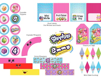 Shopkins Party Printables
