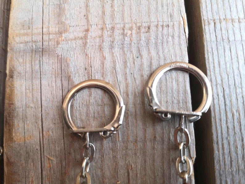 Set of 7 French Vintage Advertising Bottle Key Rings