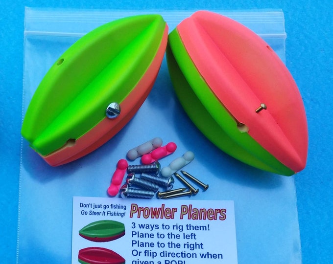 Lot De 4 Planches De Pêche Prowler 4 Pouces - Pour Leurres Et Appâts - Flotteurs Orientables