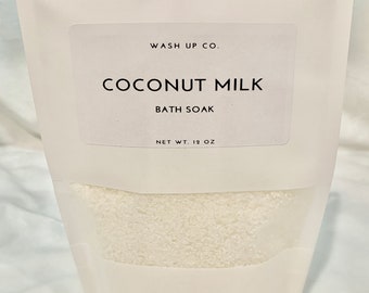Coconut Milk Bath Soak, Milk Bath, Coconut Milk, Bath Salts, Bath Soak, Coconut Milk