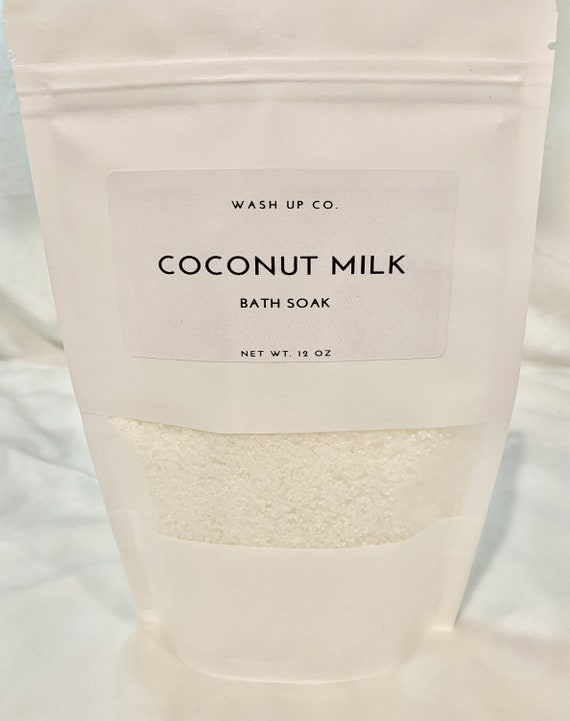 Coconut Milk Bath Soak Milk Bath Coconut Milk Bath Salts Etsy