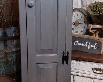 Distressed Cabinet Etsy