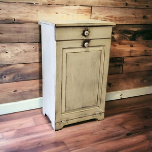 Tilt out trash bin / Rustic kitchen cabinet / Laundry bin / Amish trash bin