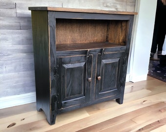 Rustic buffet cabinet / primitive server / small entertainment cabinet