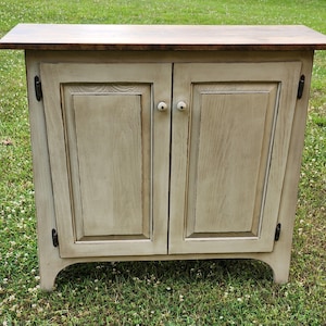 Handmade Rustic Jelly Cabinet, 2 Door Cabinet, Storage Organizer, Farmhouse Furniture