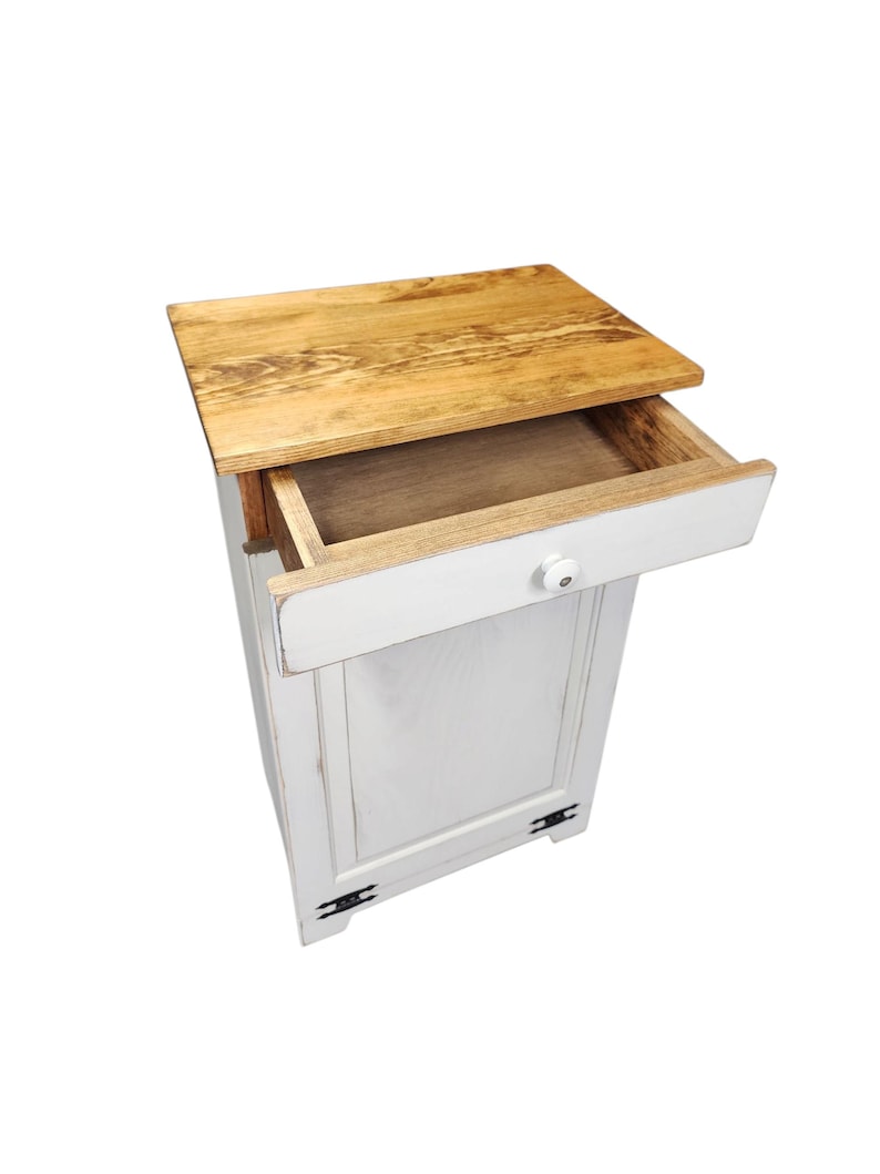Curated visual reference: Fresh Look at Rustic Wooden Trash Bin
