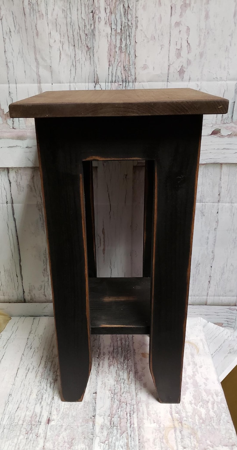 Rustic Plant Stand/ Plant Stand/ Accent Table / Candle Stand Etsy