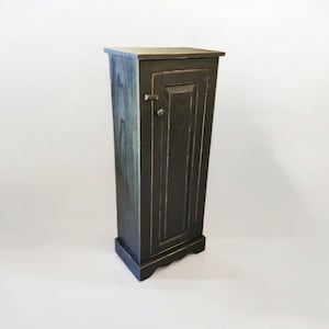 Rustic Farmhouse Narrow Cabinet - Handmade Jelly Cupboard for Kitchen, Pantry, Living Room