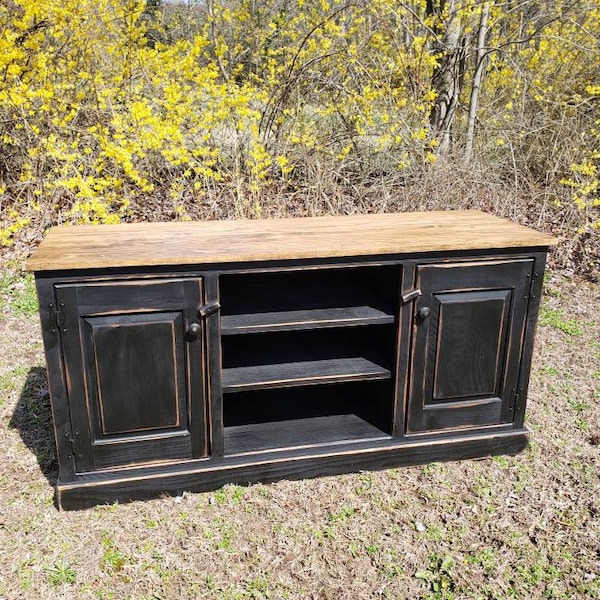 Rustic Tv Stand Etsy