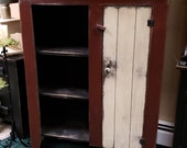 Primitive style cabinet,country, rustic,farmhouse decorating, handmade furniture