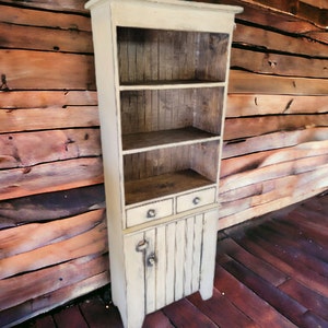 Rustic Style Hutch  Primitive Style Cupboard  Pantry Cabinet