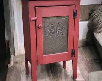 Small Handmade Cabinet: Vintage-Style Storage Cupboard for Country Home Decor