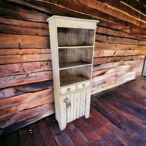 Rustic Style Hutch  Primitive Style Cupboard  Pantry Cabinet