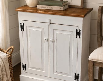 Rustic Small Cabinet | Handmade Farmhouse furniture