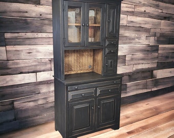 Rustic Hoosier hutch Primitive cupboard  Handmade furniture