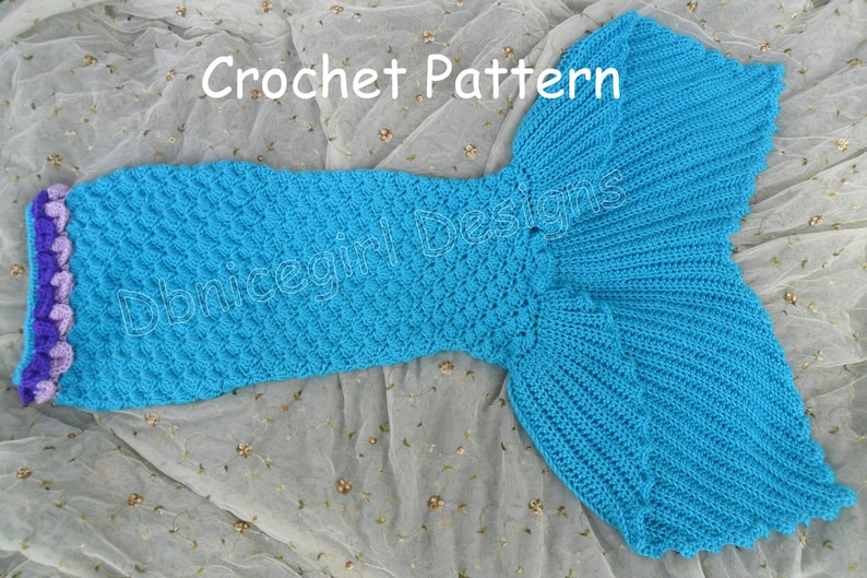 Mermaid Skirt Costume Crochet Pattern Child Sizes Etsy