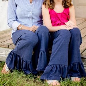Spring Time Special Sale New Colors Women&#39;s Junior’s Girls Custom Handmade Ruffle Pants made in America.