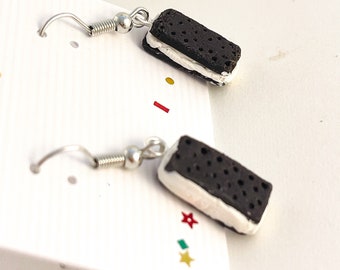 Ice Cream Sandwich Earrings