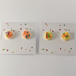 Sugar Cookie Stud Earrings