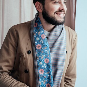 Wool scarf, Winter Autumn Scarf, Coton Scarf, Wool Long Scarf, Christmas Scarf, Unisex Scarf, Pure Wool Scarf, Printed Scarf, Tweed Scarf