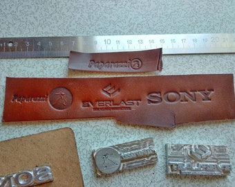 Stamp for embossing logo