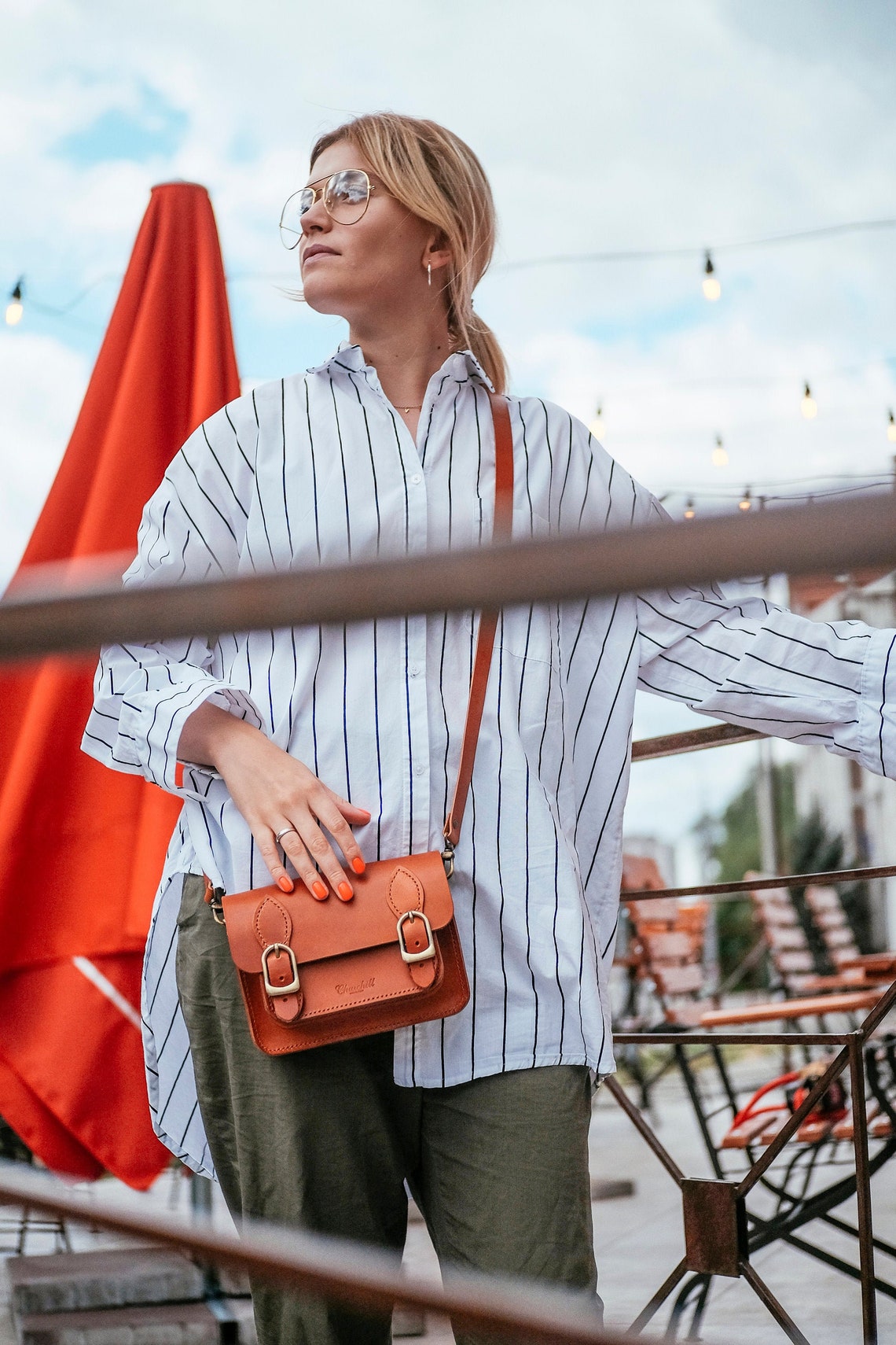 Classic British Satchel Bag Tan Leather Cross Body Bag - Etsy