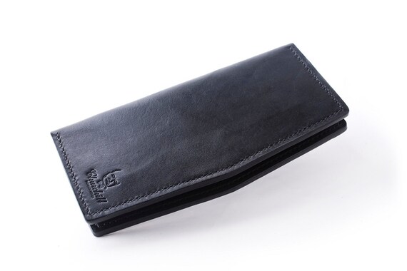 Leather Long Wallet Handmade ,business Men Wallet,long