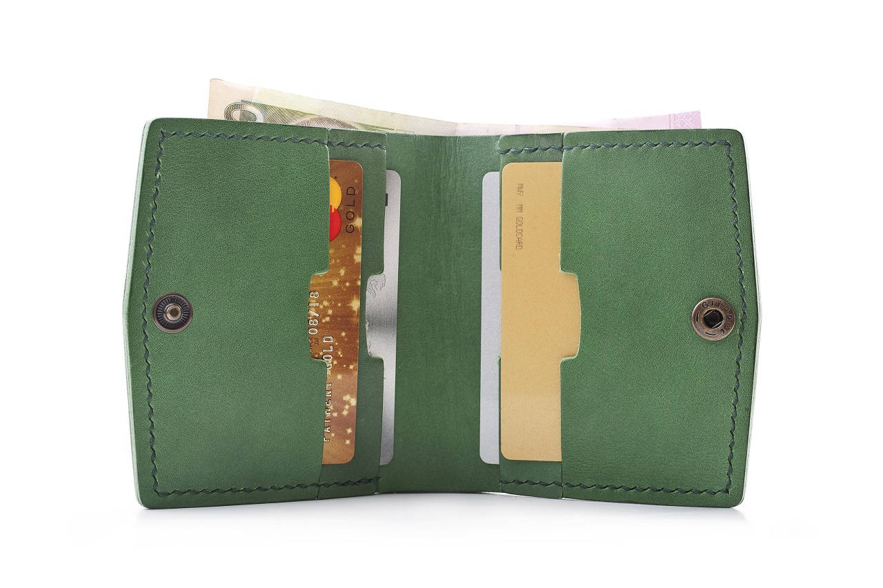 Adams Bi-Fold Wallet- Green