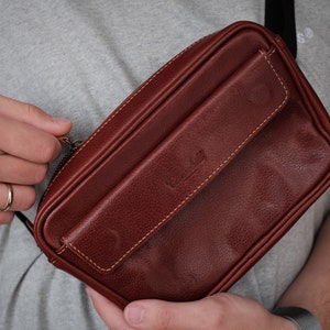 Leather Waist Bag, Leather Hip Bag, Fanny Pack, Minimalist Belt Bag, Bum Bag, leather crossbody bag, Festival Fanny Pack, small bag