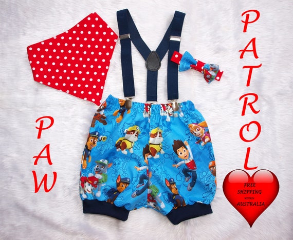 paw patrol first birthday outfit