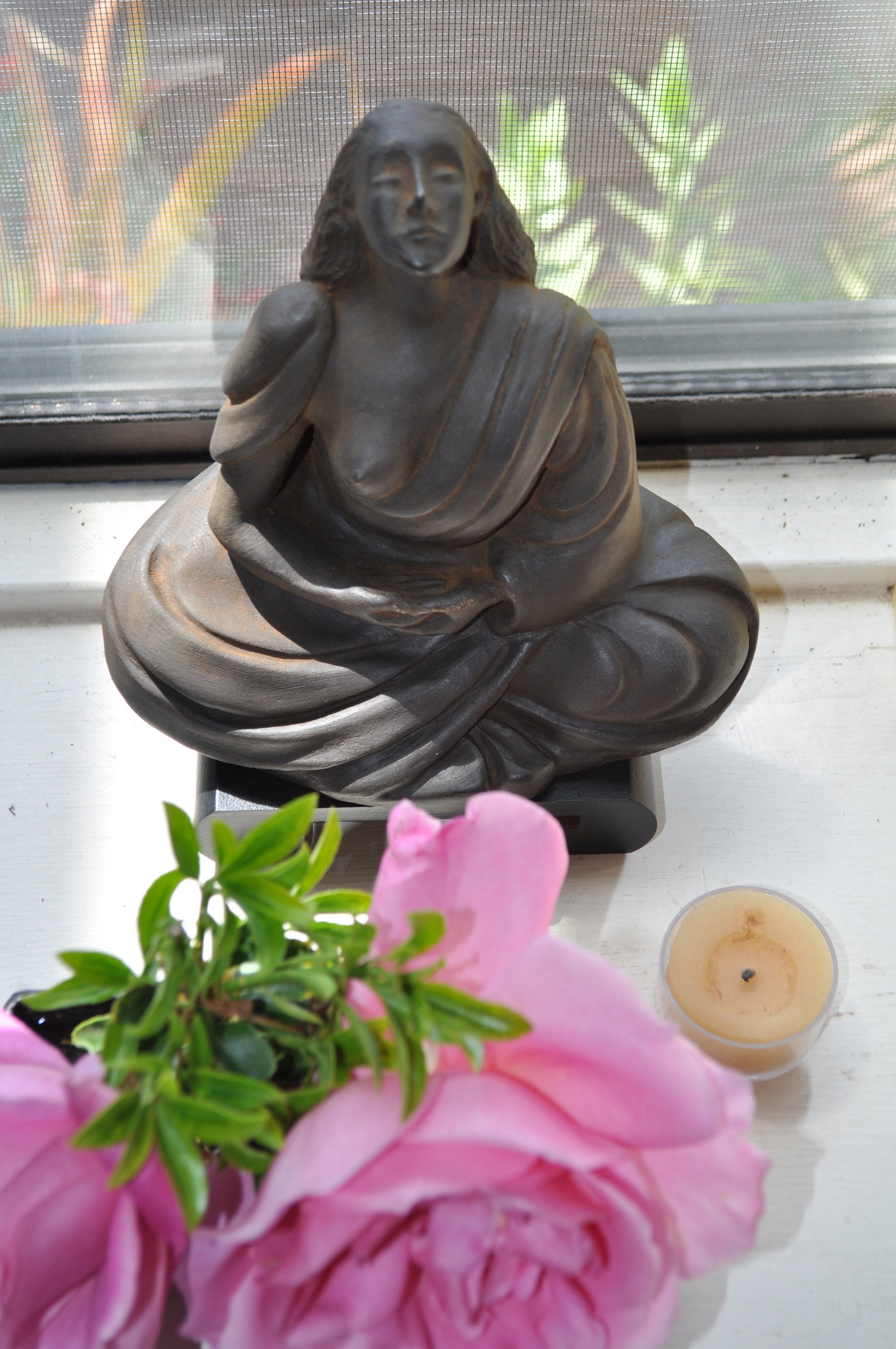 Goddess Statue Woman Buddha Sculpture Female Buddha Statue Etsy