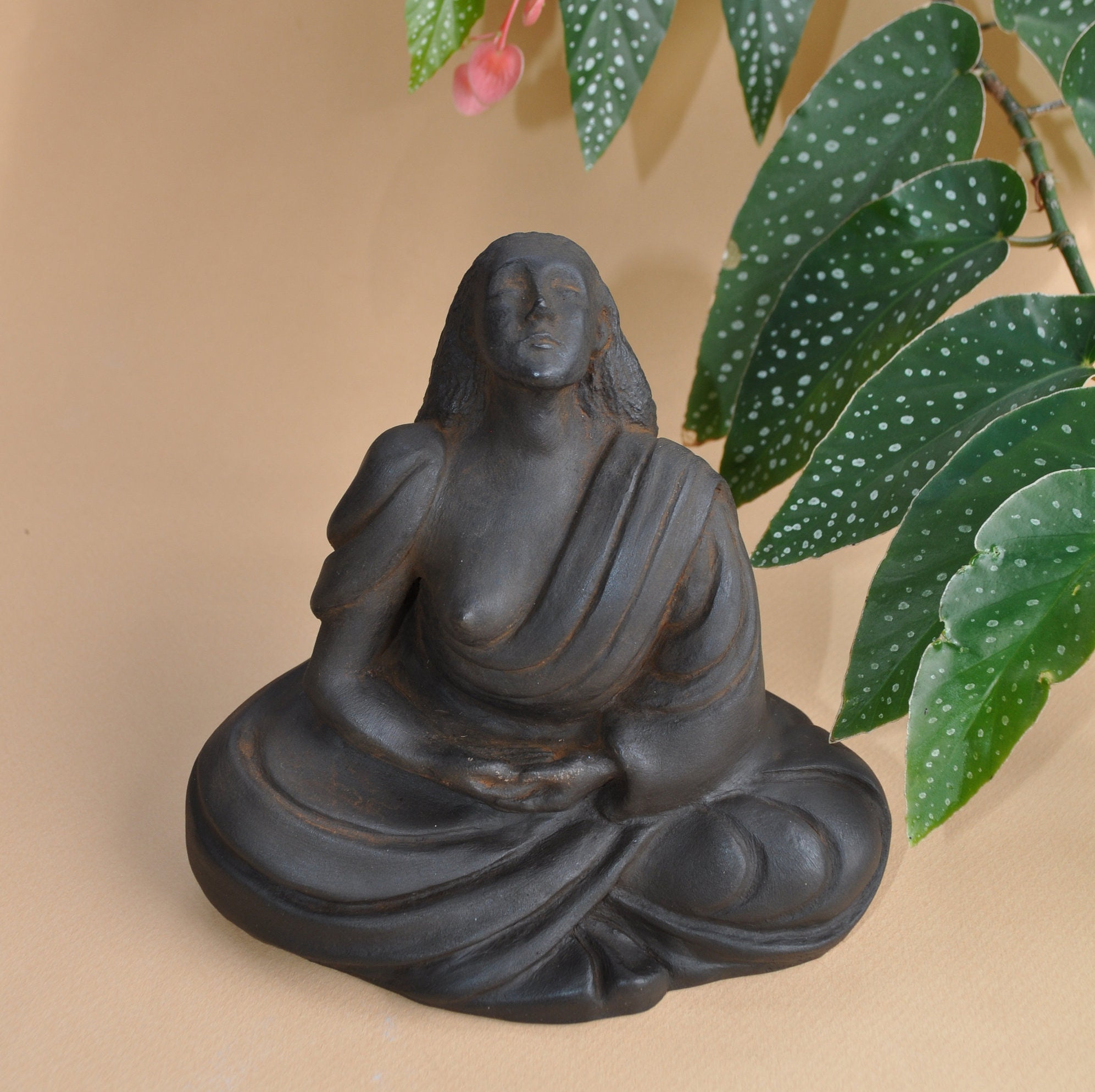 Goddess Statue Woman Buddha Sculpture Female Buddha Statue Etsy
