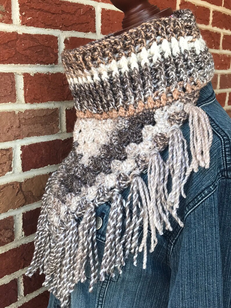 Cowl Neck Drape Scarf Etsy