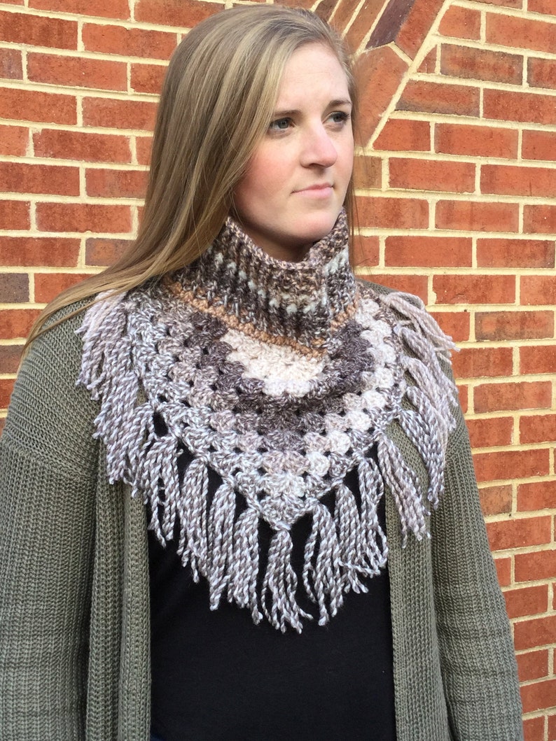 Cowl Neck Drape Scarf Etsy
