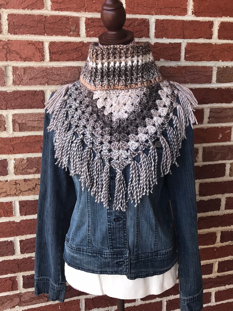 Cowl Neck Drape Scarf Etsy