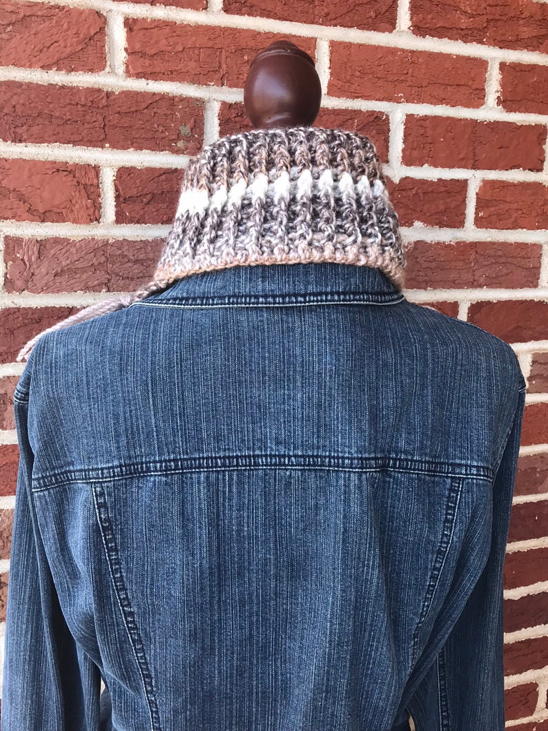 Cowl Neck Drape Scarf Etsy